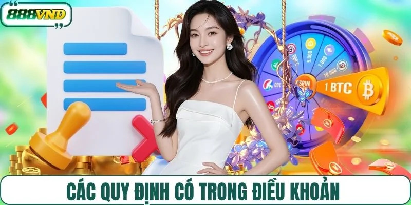 Các quy định có trong điều khoản 